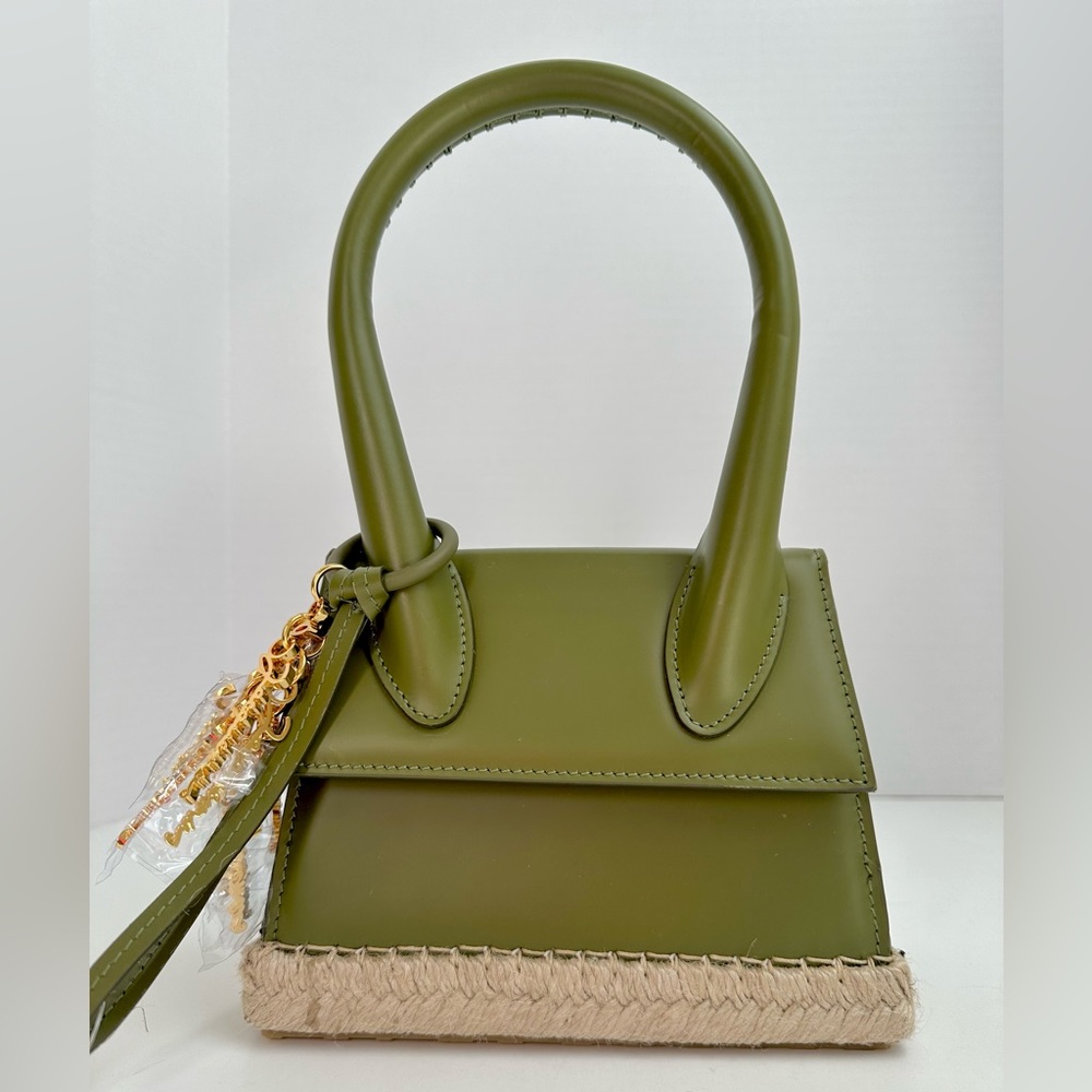 Jacquemus Le Chiquito moyen Cordao Khaki - Picture 2 of 14